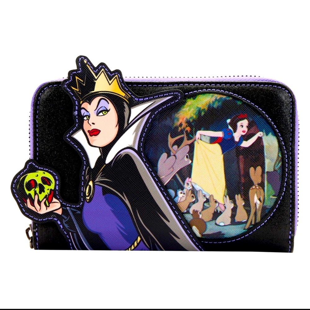 New Loungefly Disney Snow White Evil Queen Scenes Wallet
